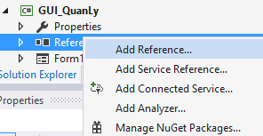 add references c#